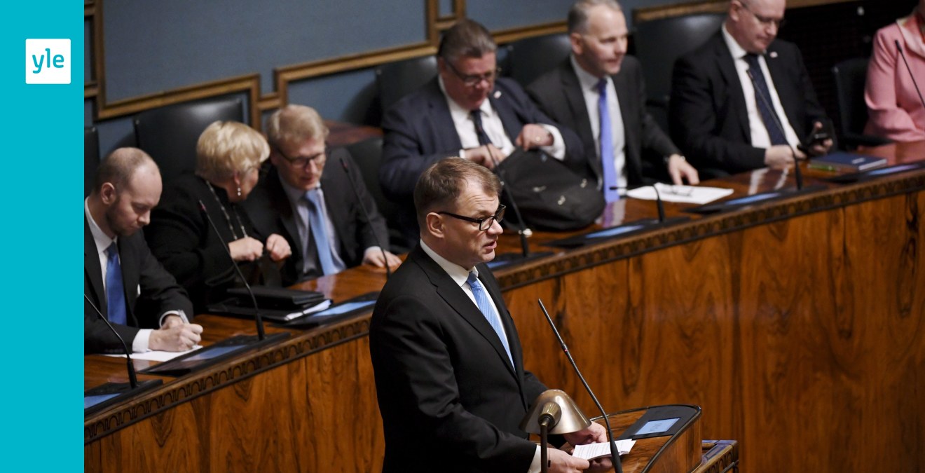 Sipilä talade till riksdagen och berömde regeringen - men ...