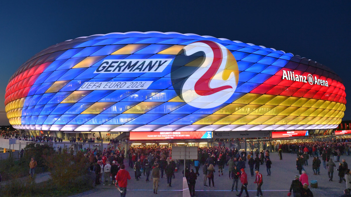 Fotbollsstadion i Munchen.