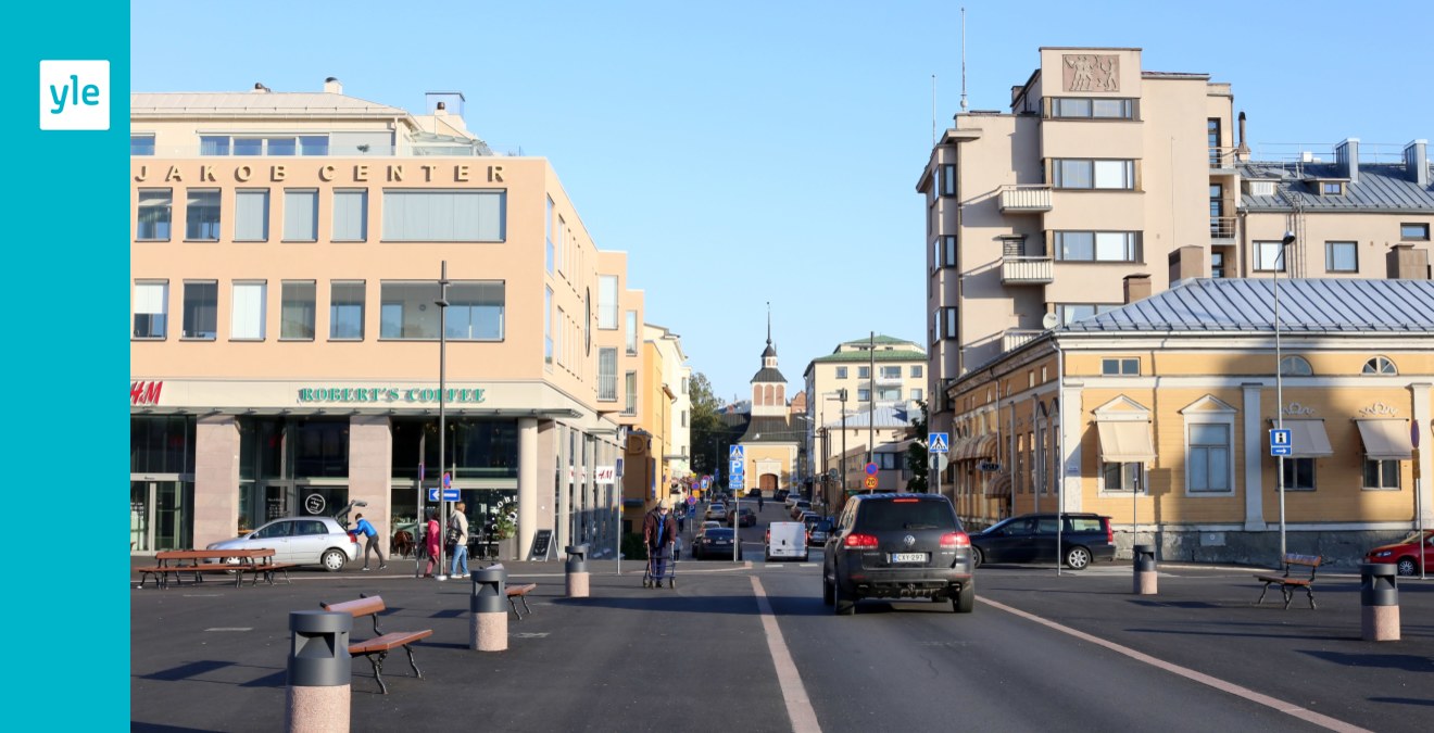 Rådhusgatan i Jakobstad dubbelriktas så snart som möjligt tekniska
