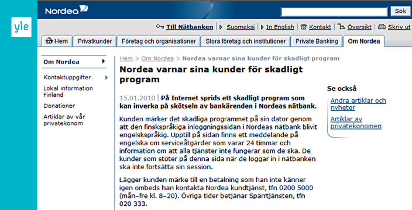 Nordea.fi nätbanken