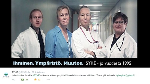 Suomen ympäristökeskus joutui twiittitulvaan | Syke 