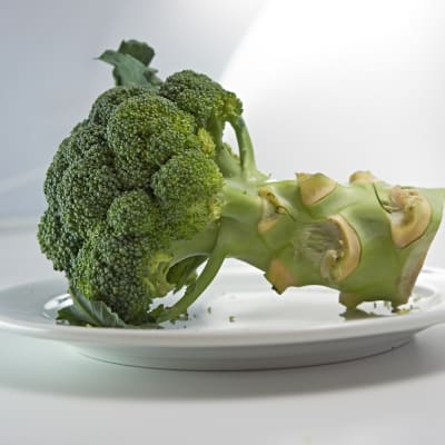 Broccoli on a plate.
