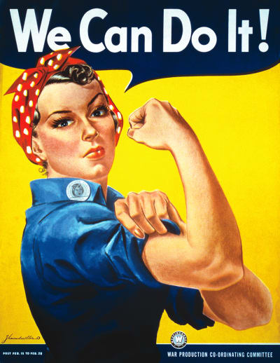 J. Howard Millers affisch "We Can Do It!" från 1943.