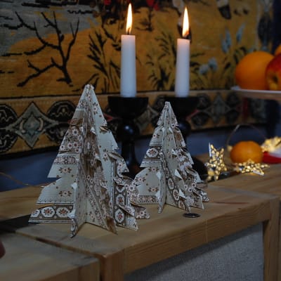 Pappersgranar till jul