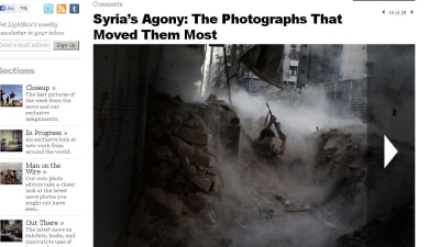 Niklas Meltios bild från Syrien i tidningen Time