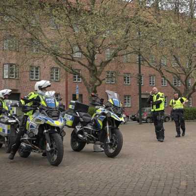 Poliser i Malmö.