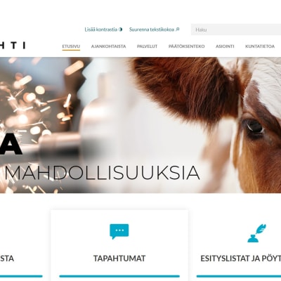 Lapinlahden kunta uudisti verkkosivunsa heinäkuun alussa 2019.