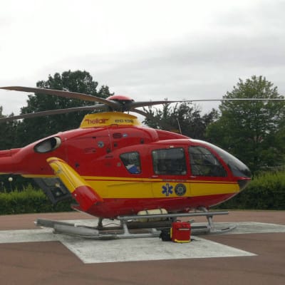 Ambulanshelikopter på Åland