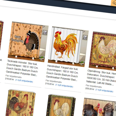 Kuvakaappaus Amazonin verkkokapasta.