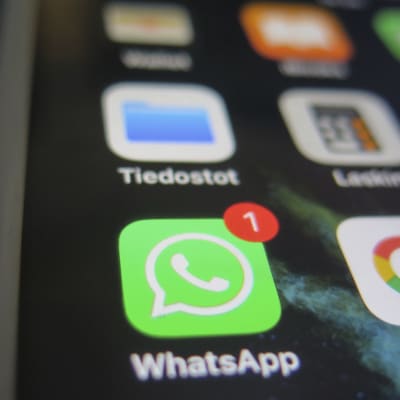 WhatsAppiin on tullut viesti.