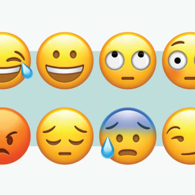Flera emojier på rad