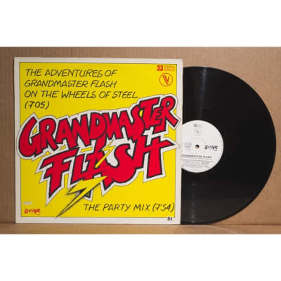 The adventures of grandmaster flash on the wheels of steel-vinylsingel