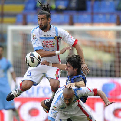 Inter Milan ja Catania kohtasivat Milanossa Italian Serie A:n ottelussa 21. lokakuuta.