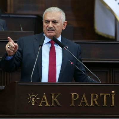 Turkin pääministeri Binali Yildirim.
