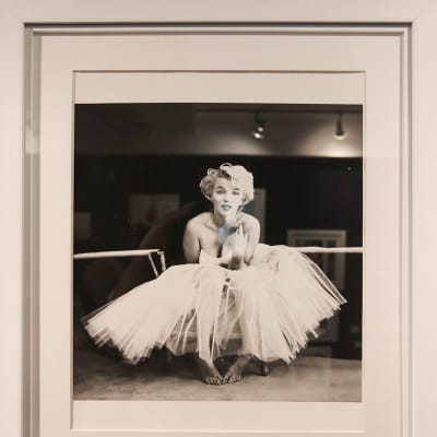 valokuva Marilyn monroen kehystetystä valokuvasta.