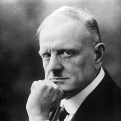 Jean Sibelius 1920-luvun alussa.
