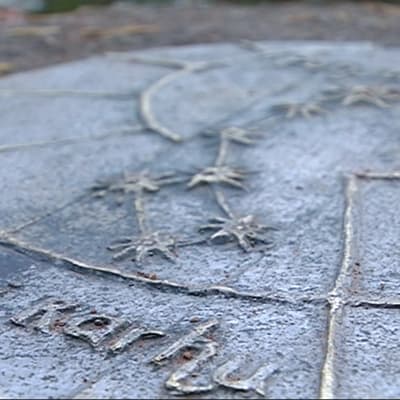 taideteoksen pintaa