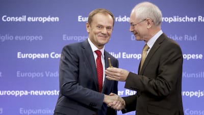 Donald Tusk och Herman van Rompuy.