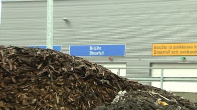 Sopptip för bioavfall.