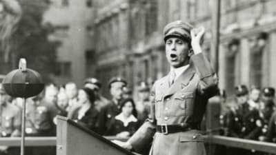 Joseph Goebbels vid talarstolen
