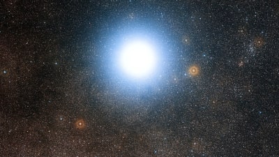Stjärnsystemet Alfa Centauri.