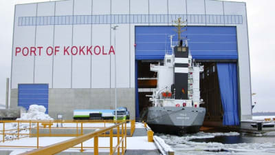 Allvädersterminalen i Karleby hamn.