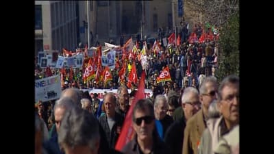 En demonstration i Frankrike