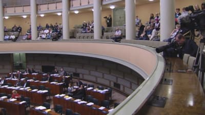 Riksdagen i plenum