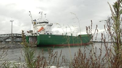 Lastfartyget Mimer i Vasa hamn