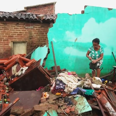 81-vuotias Vitoria Rocha menetti kotinsa Brasilian tulvissa