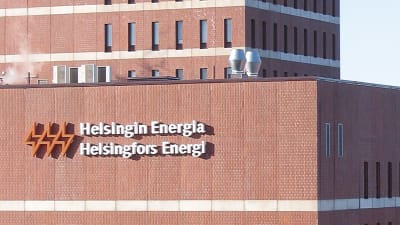 Helsingfors Energis kraftverk på Sundholmen.