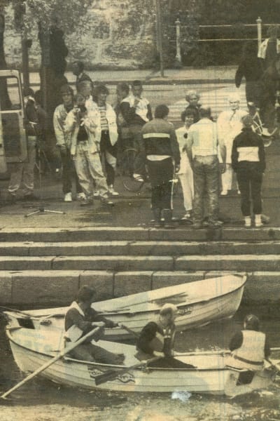 Roddtävling som arrangerades av Radio Östnyland. Borgåbladet 1989.