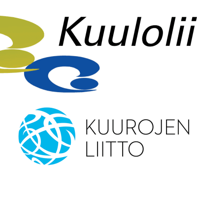 Kuuloliitto ry:n ja Kuurojen liiton logot