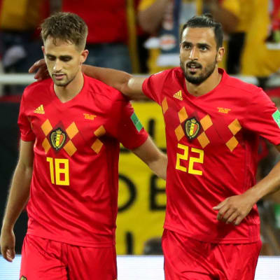 Adnan Januzaj och Nacer Chadli spelade för Belgien mot England.