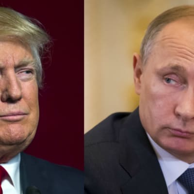 Donald Trump och Vladimir Putin.