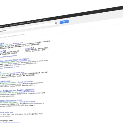 En skärmdump av en googlesökning.