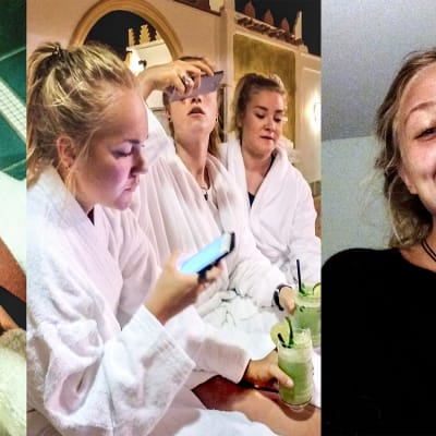 Isabel Grönroos blev bluffad av sina kompisar som deltog i Yles serie Bluffresan.