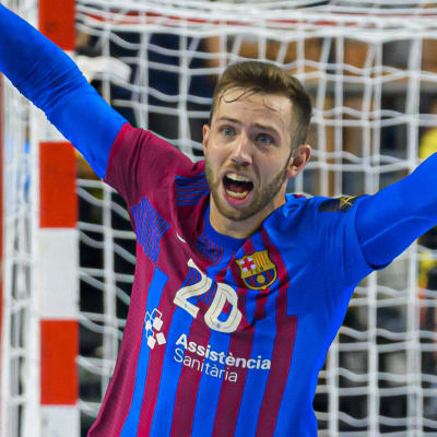 Aleix Gomez firar ett mål-