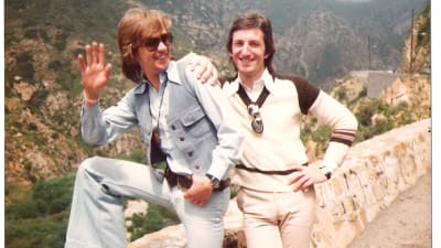 Björn Skifs och Bengt Palmersi i Los Angeles 1974