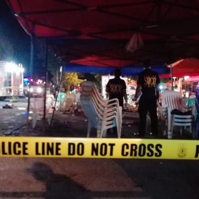 Polisen har spärrat av område i filippinska staden Davao där explosion inträffade 2.9.2016