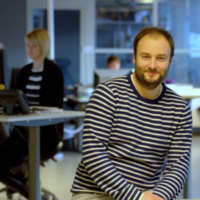Niklas Nyberg, chefredaktör på Vasabladet.