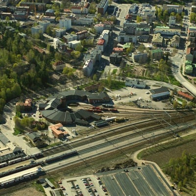 Flygbild över Riihimäki