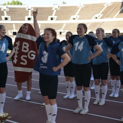 BGS hejarklack vid Stafettkarnevalen 2014