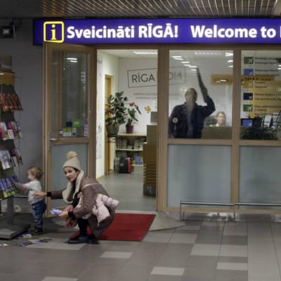 Flygplatsen i Riga oktober 2015.