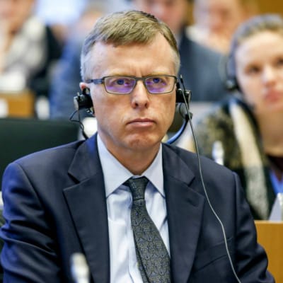 Nordeas Matthew Elderfield hördes av Panama-utskottet i Europaparlamentet den 9 februrari 2017.
