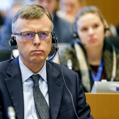 Nordeas Matthew Elderfield hördes av Panama-utskottet i Europaparlamentet den 9 februrari 2017.