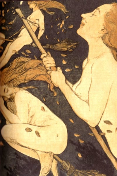 « Sabbat de sorcières », gravure, 1909