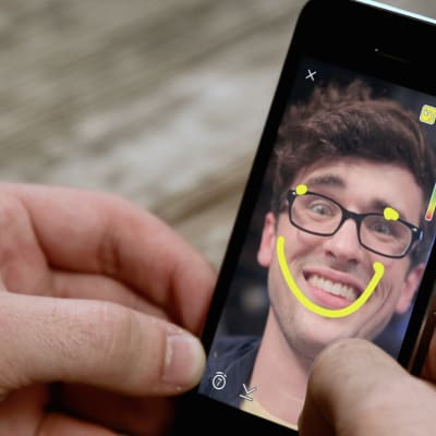 Nuorten suosiossa oleva Snapchat -sovellus