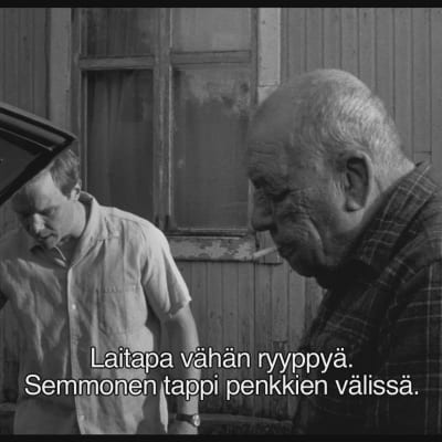 Kuvakaappaus elokuvasta Hymyilevä mies (2016). Ohjaus: Juho Kuosmanen.