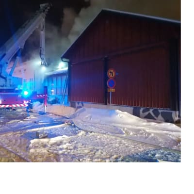 Brand vid naturhistoriska museet Kieppi i Karleby.